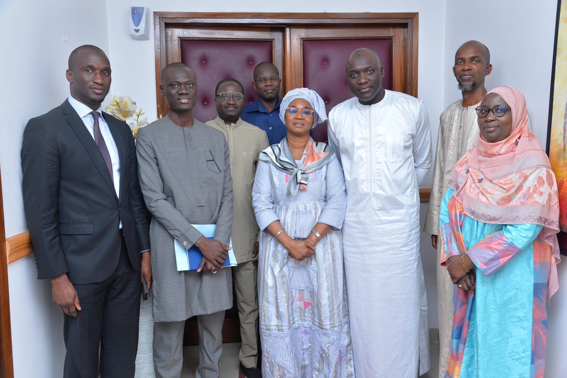 La Présidente de la CENTIF reçue par le Directeur général Abdoulaye DIAGNE