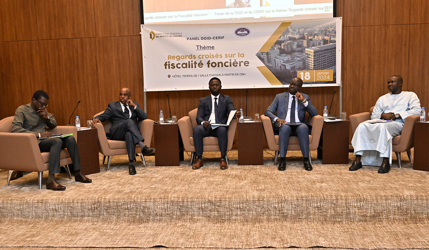 Panel sur la fiscalité foncière : la DGID et le CERIF mobilisent les acteurs pour accroître les recettes